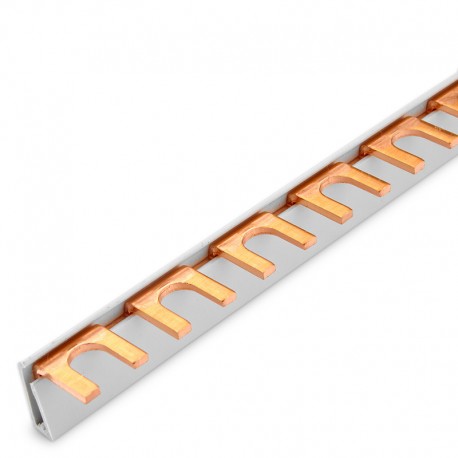 lišta prepojov. BBU 1L 10 M54 10mm/1p/ 1m vidlička